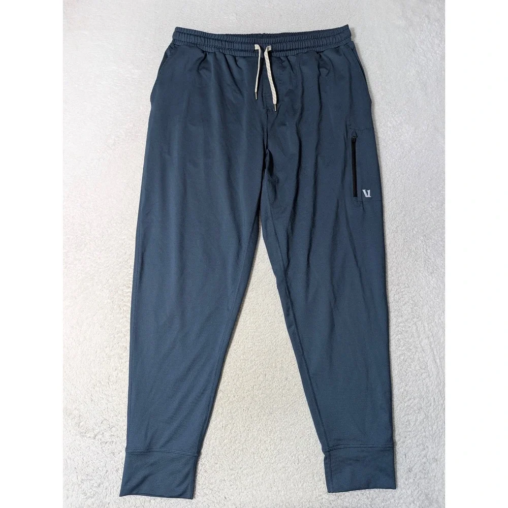 NEW! Vuori Sunday Performance Jogger Pants Mens XL Blue Stretch V416 - Picture 4 of 9